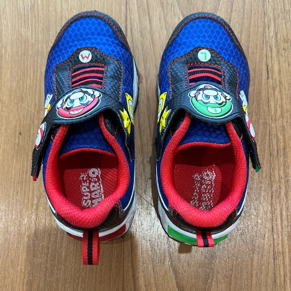 Nintendo Toddler Blue and Red light-up Sneakers